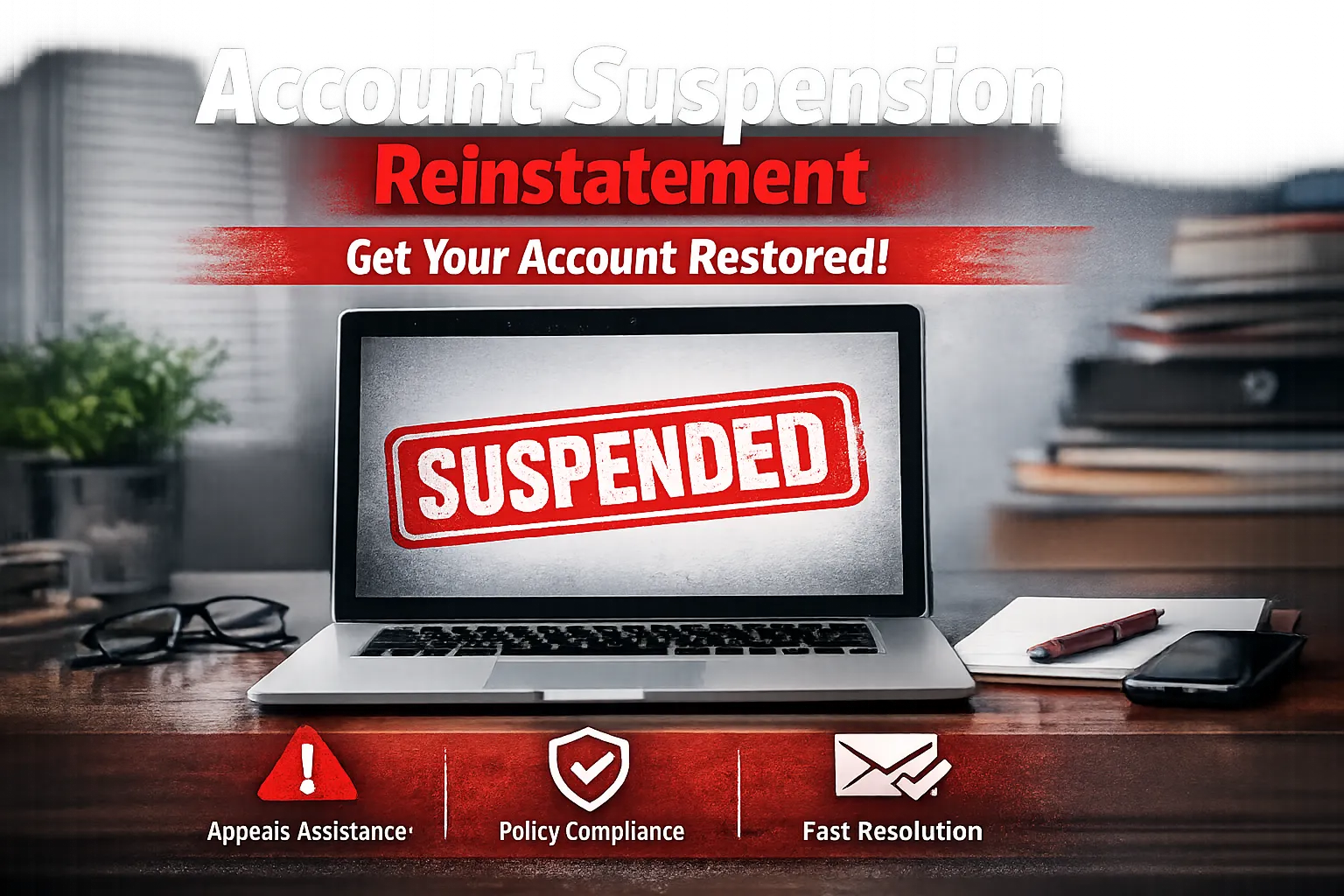 Account Suspension Reinstatement service