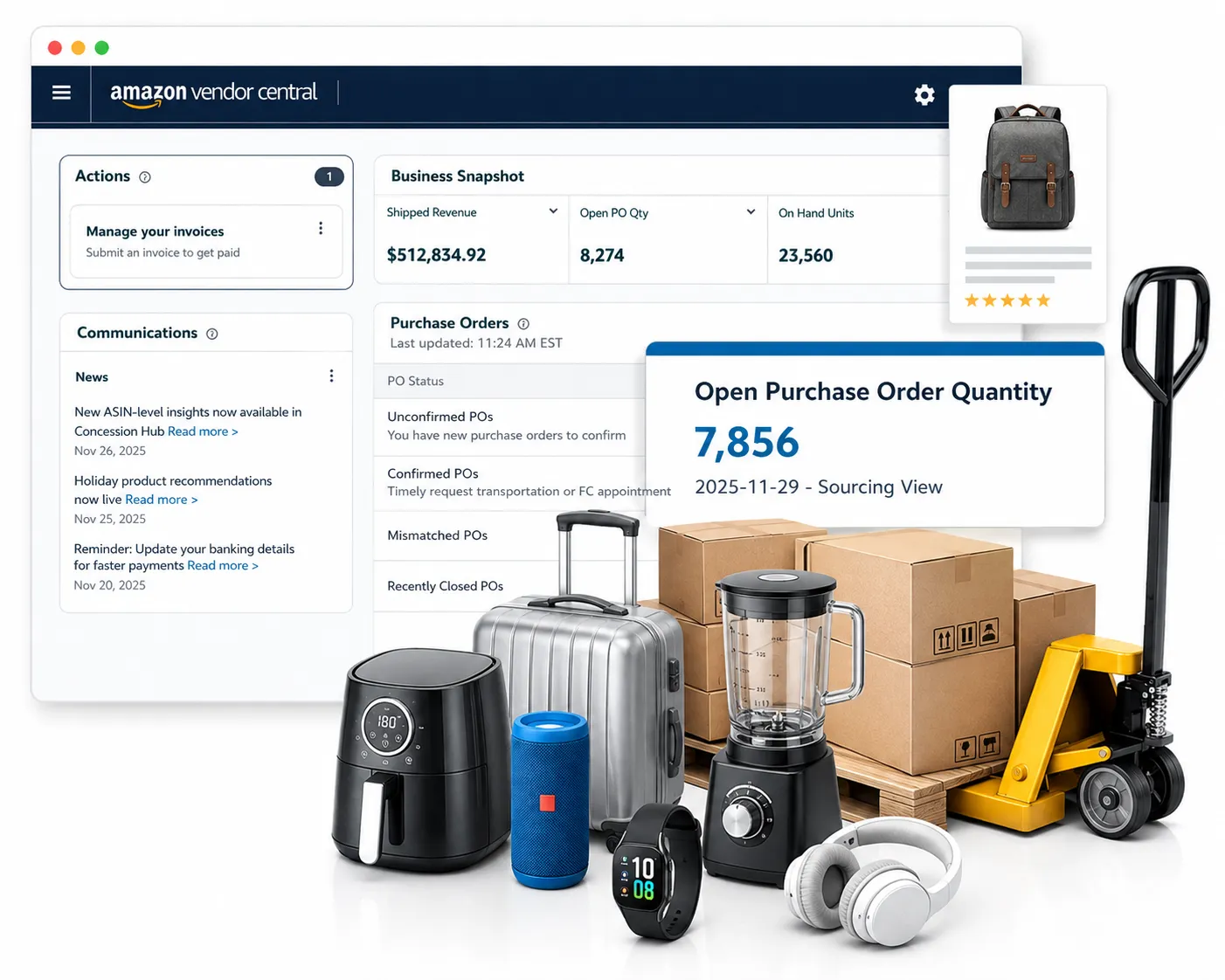 Amazon Vendor Central Full Service