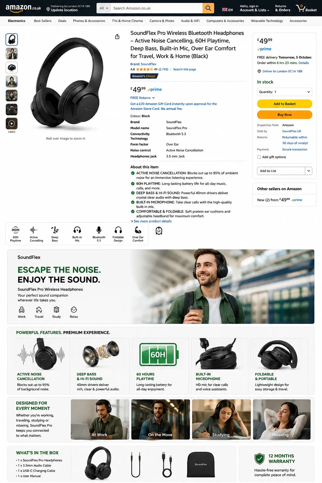Full Amazon Listing Optimization example3