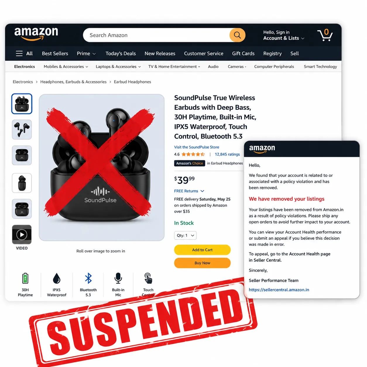 account suspension
